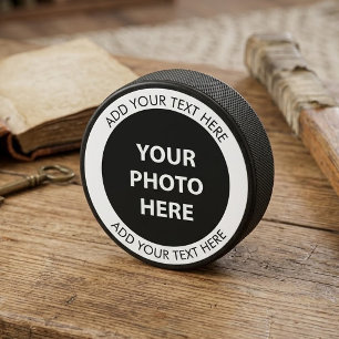 Bild Foto & Text hochladen – Anpassen Eishockey Puck
