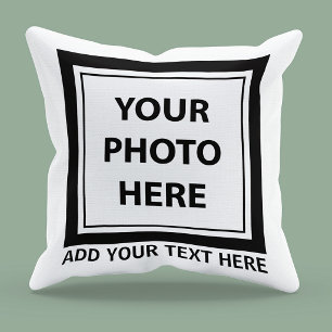 Bild Foto & Text hochladen – Anpassen Kissen