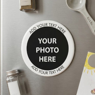 Bild Foto & Text hochladen – Anpassen Magnet