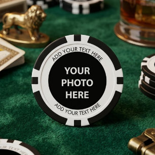 Bild Foto & Text hochladen – Anpassen Pokerchips