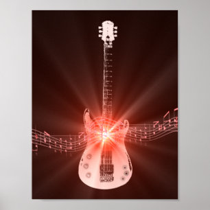 Bild Gitarre und Musikereignisse Poster