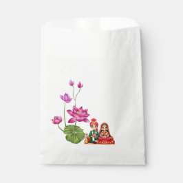 Bild Lotus, Braut und Bräutigam Geschenktütchen