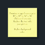 Bild oder Kunstwerk hinzufügen, erstellen Sie es a Leinwanddruck<br><div class="desc">Personalisieren Sie es mit Ihrem Foto,  Kunstwerk oder Firmenlogo,  wenn Sie das Bild durch Ihr eigenes ersetzen. Bearbeiten Sie das Bild mithilfe des Entwurfstools,  um die Größe des Bildes zu ändern oder einzuschneiden oder Text hinzuzufügen. Für Fragen oder Hilfe,  senden Sie eine Nachricht.</div>