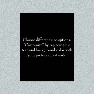 Bild oder Kunstwerk hinzufügen, erstellen Sie es a Poster