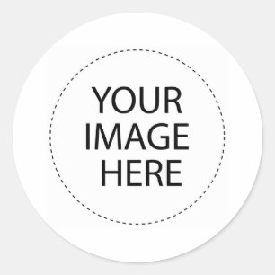 Bild oder Text hier hinzufügen Runder Aufkleber