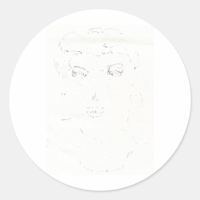 Bild perfekt runder aufkleber (Vorderseite)