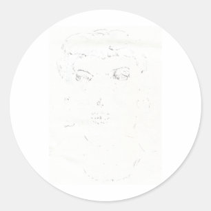 Bild perfekt runder aufkleber