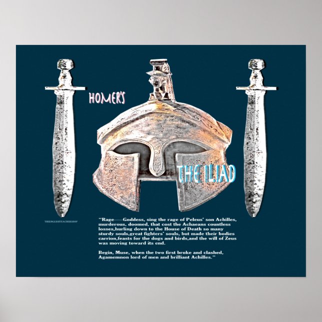 Bild/Text der Iliad Poster (Vorne)