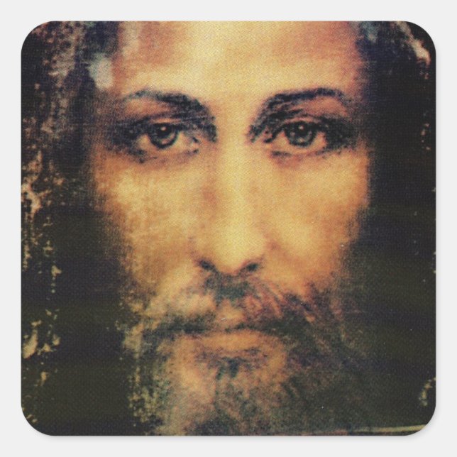 Bild von Jesus Christus Sticker (Vorderseite)