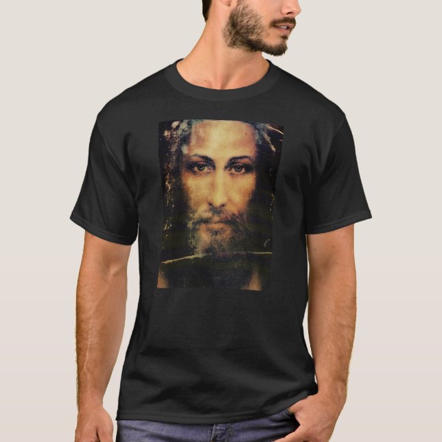 Bild von Jesus Christus - T - Shirt (Vorderseite)
