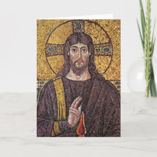 Bild von Jesus Mosaik Religiöse leere Karte