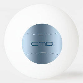 Bild von Metallblau - rostfreier Stahlschau Tischtennisball