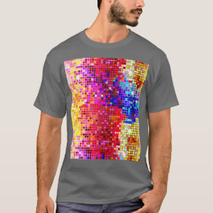 Bild von Metallischen farbigen Sequinen LookDisco  T-Shirt
