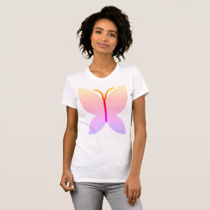 Bild von Pastel Gradient Butterfly T-Shirt