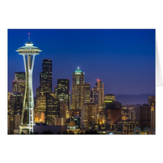 Bild von Seattle Skyline in den Morgenstunden.