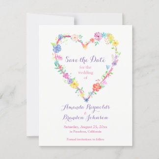 Bild-Vorlage Hübsch Positions Kranz Save the Date