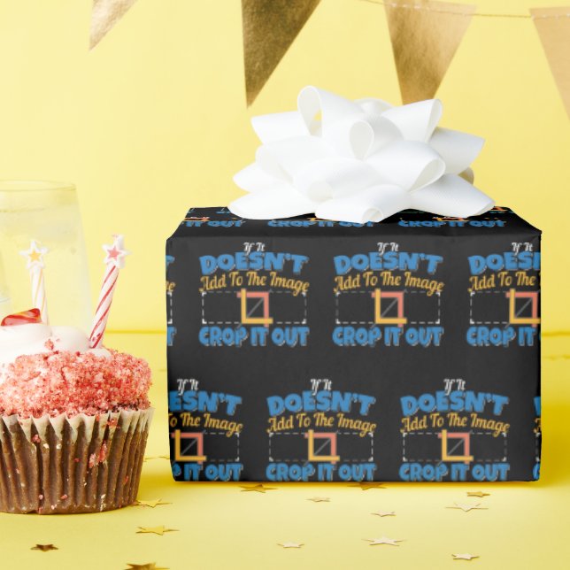 Bildbearbeitung - Kostenvoranschlag abstreichen Geschenkpapier (Geburtstagsparty)