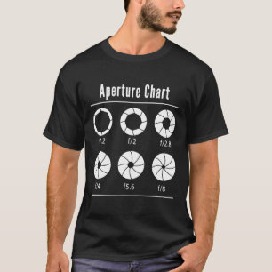 Bilddiagramm für Fotografen T-Shirt