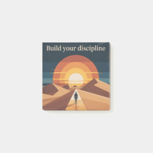 Bilde deine Disziplin Post-it Klebezettel
