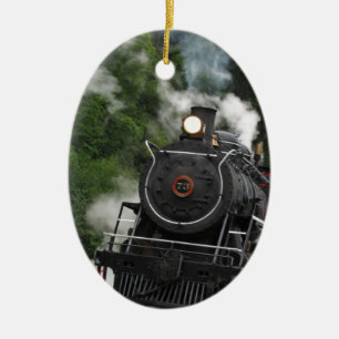 bilden Sie Bahnhofs-Motorschienenkunst der Keramikornament