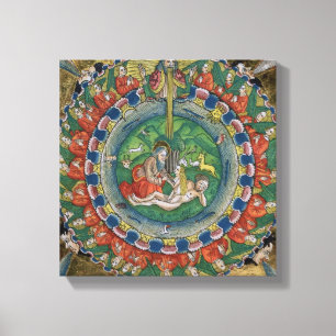 Bilden Sie Kopie des Genese-2:22 Gott geschaffenes Leinwanddruck