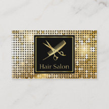 Bilden Sie Künstler-Haar-Salon-Funky GoldGlitzer