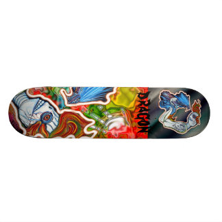 Bilden Sie mein Drache-Skateboard aus Skateboard