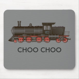 Bilden Sie Motor Choo Choo aus oder fertigen Sie Mousepad