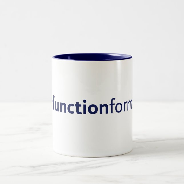 Bilden Sie sich folgt Funktion Zweifarbige Tasse (Mittel)