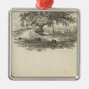 Bilden Sie sich in, welchem William Penn Silbernes Ornament