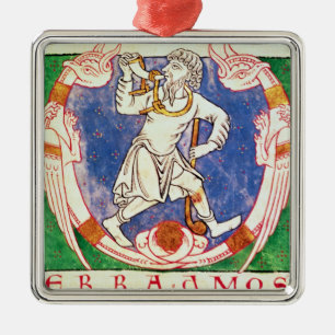 Bilden Sie sich von zwei winged Geschöpfen mit Ornament Aus Metall