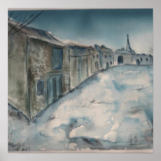 Bildende Kunst Canvas Print/Lorraine Village Poster