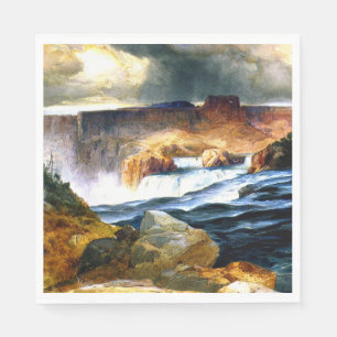 Bildende Kunst, Shoshone Falls, Snake River, Idaho Serviette