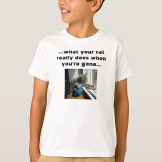 Bilder [1],…, was Ihre Katze wirklich wenn yo… tut T-Shirt
