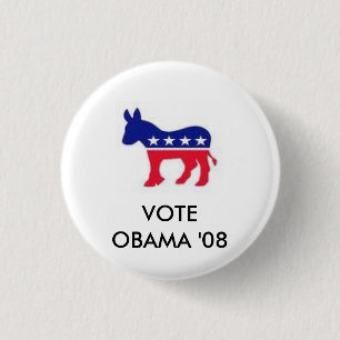 Bilder, ABSTIMMUNG                    OBAMA '08 Button