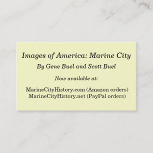 Bilder Amerikas: Marine City Visitenkarte