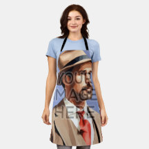 Bilder auf der personalisierten Schürze