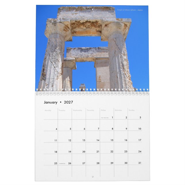 Bilder aus Griechenland Kalender (Jan 2027)