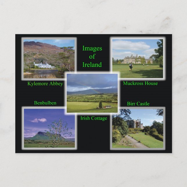 Bilder aus Irland Postkarte (Vorderseite)