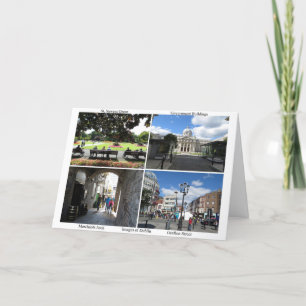 Bilder der Dublin-Grußkarte Karte