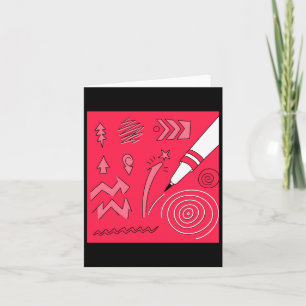 Bilder der roten Stifte Karte