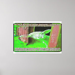 Bilder der Schrift 18 Leinwanddruck