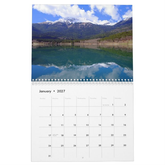 Bilder des griechischen Kalenders Kalender (Jan 2027)