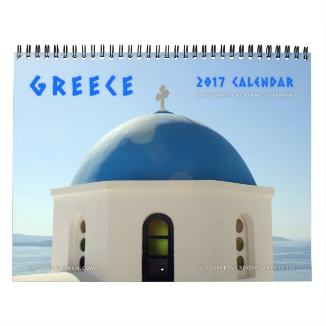 Bilder des griechischen Wall-Kalenders Kalender (Titelbild)