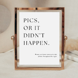 Bilder oder es ist nicht passiert, dass eine Camer Poster