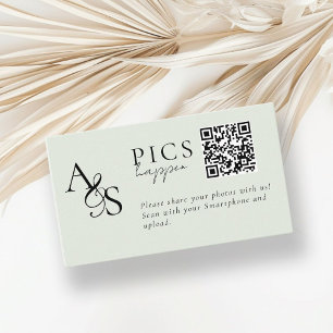 Bilder passieren! Foto, QR-Code, Hochzeit Begleitkarte