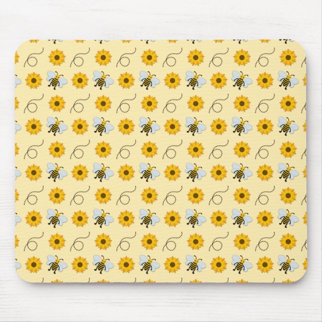 Bilder von Bienen Mousepad (Vorne)