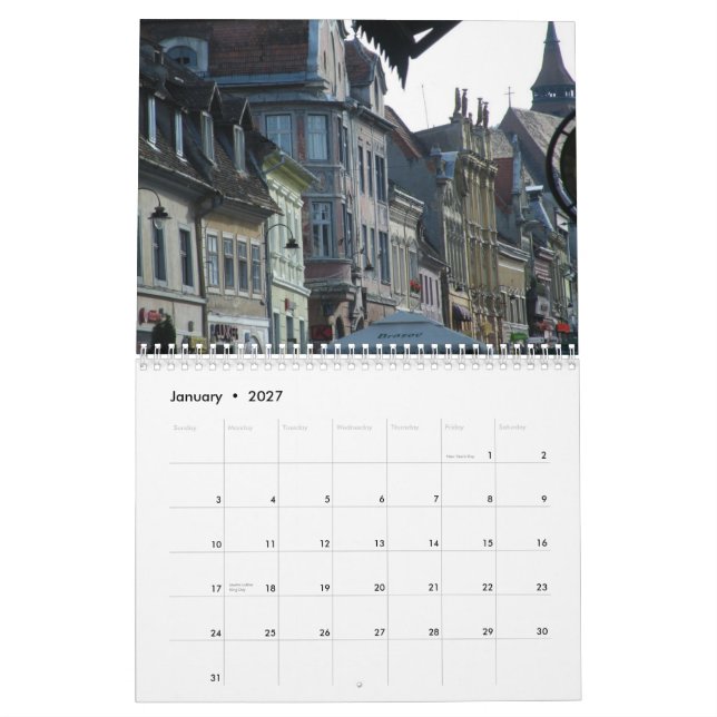 Bilder von Brasov 2012 Kalender (Jan 2027)