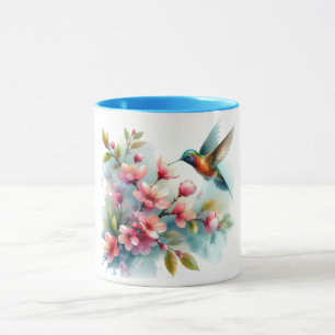 Bilder von Floral/Frühjahr-Kolibris Tasse
