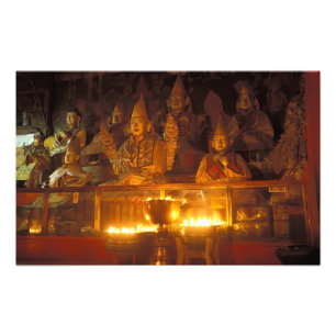 Bilder von Lamas im Sara-Kloster, Lhasa, Fotodruck